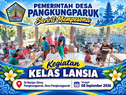 Kegiatan Kelas Lansia tanggal 08 September 2026